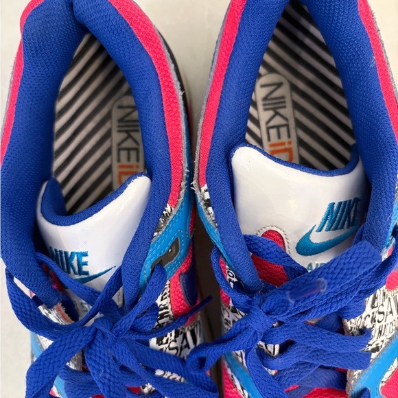 Nike AirStab blue and pink women’s 9.5 Athletic Shoes - Picture 4 of 10